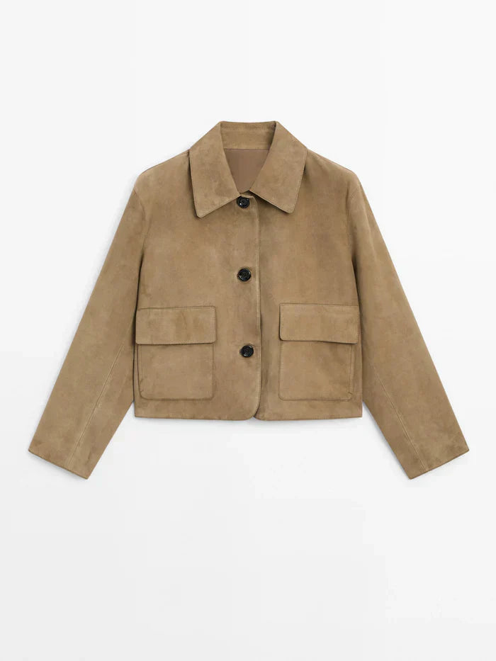 Estela | SUEDE JACKET WITH POCKET