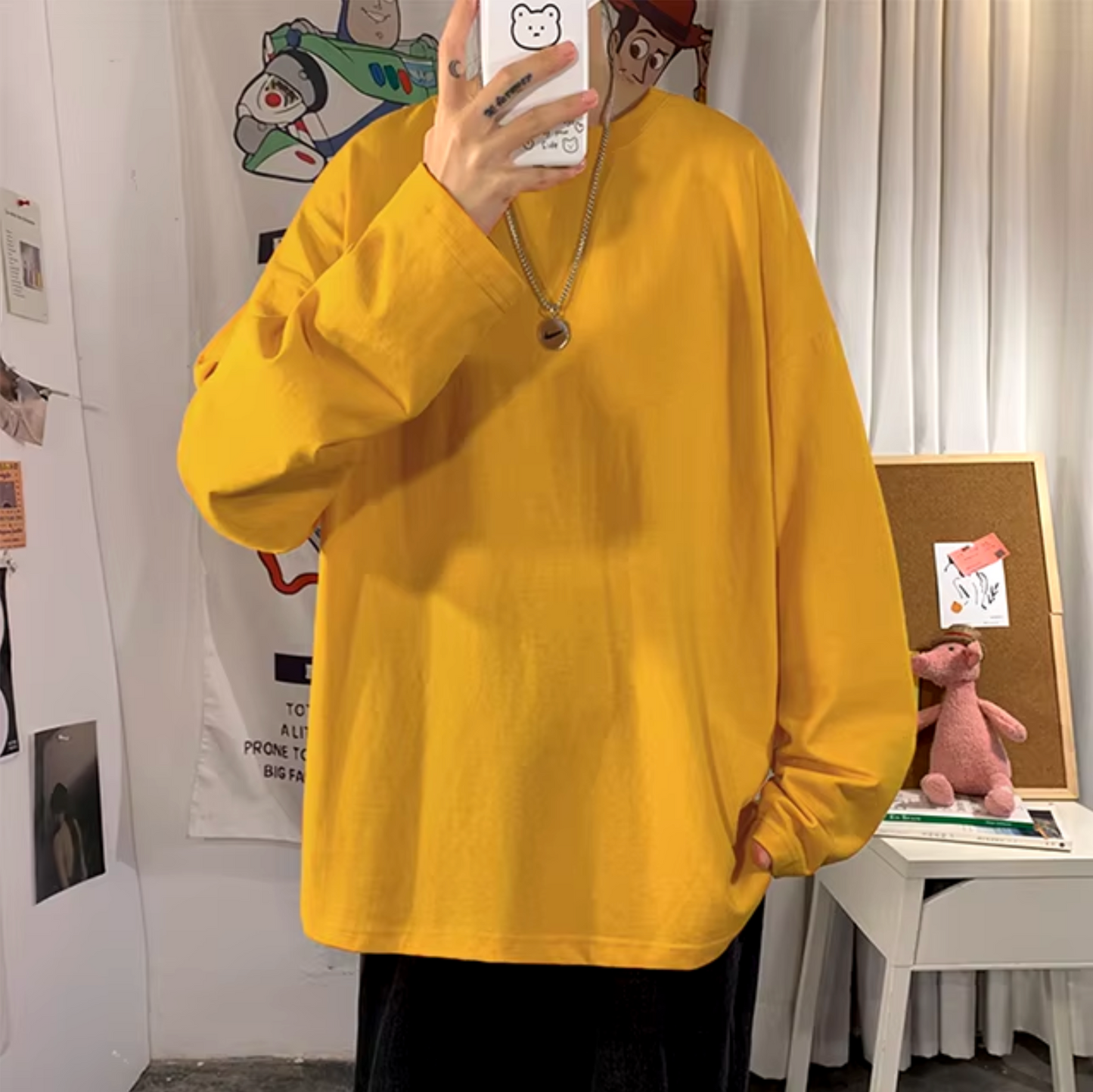 Sandra | Long sleeve cotton t-shirt
