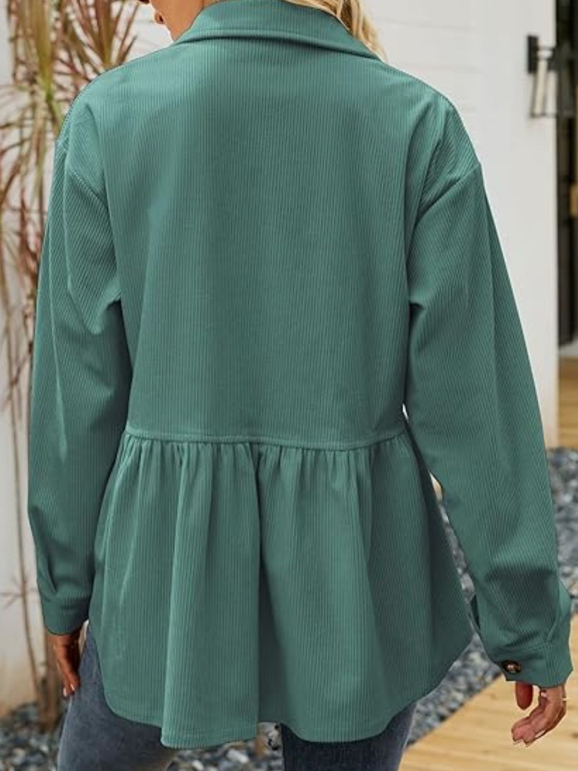 Mirjam | Button-down, long-sleeved shirt