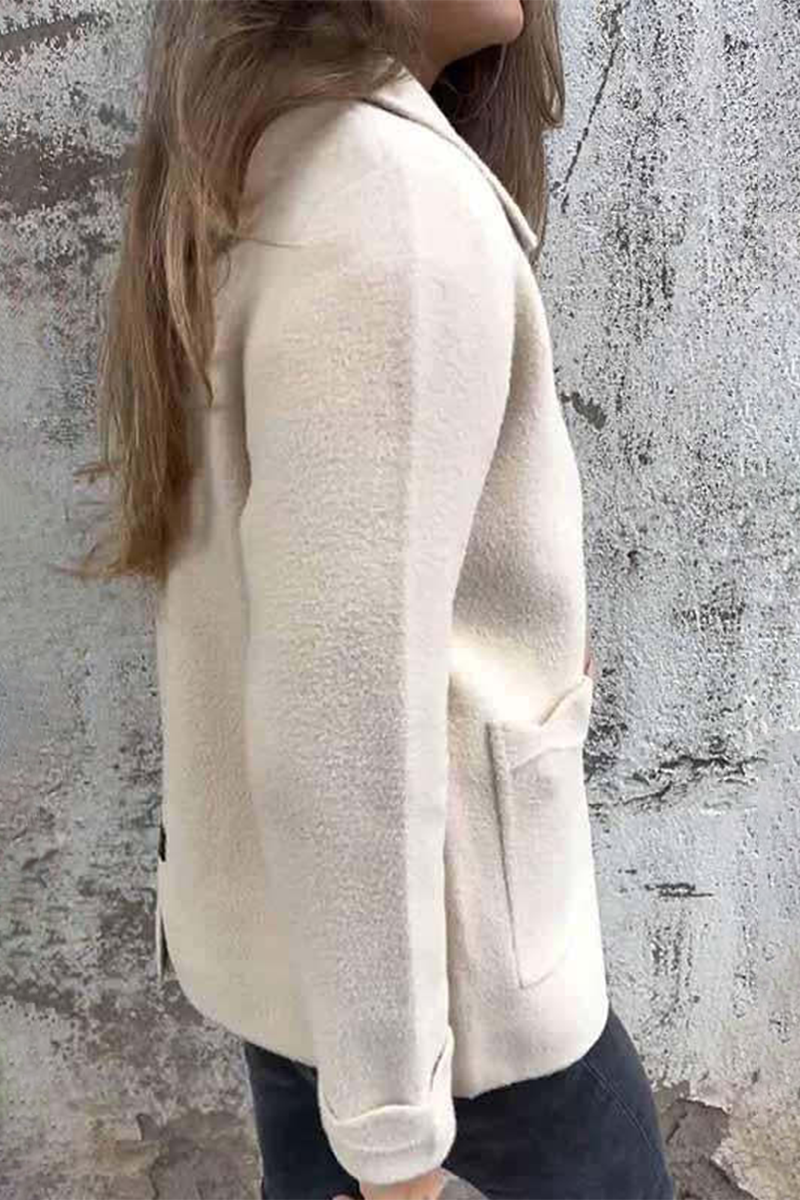 Jantina | Casual outerwear with pocket turn-down collar