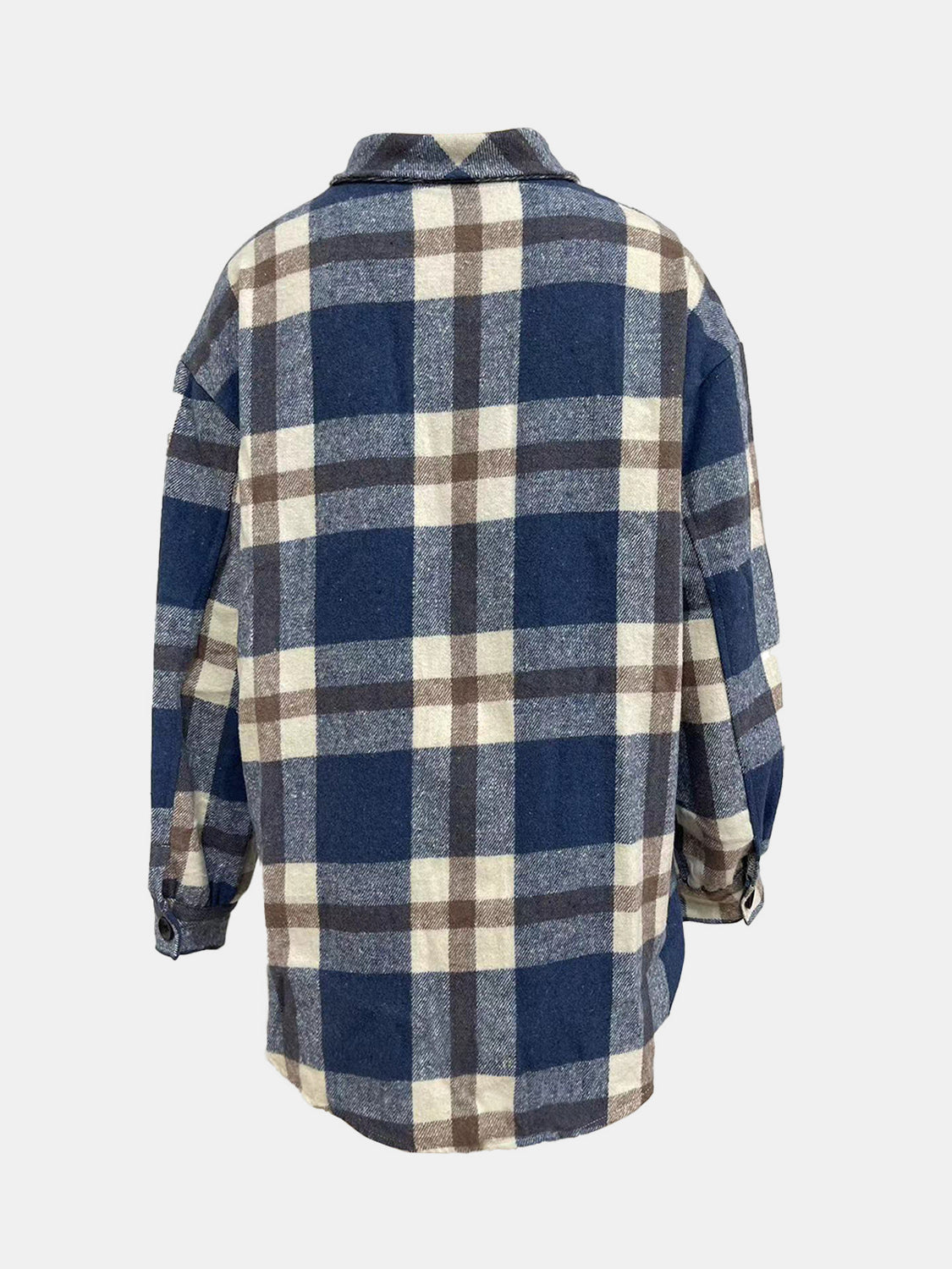 Adela | Checked, long-sleeved jacket with a collar