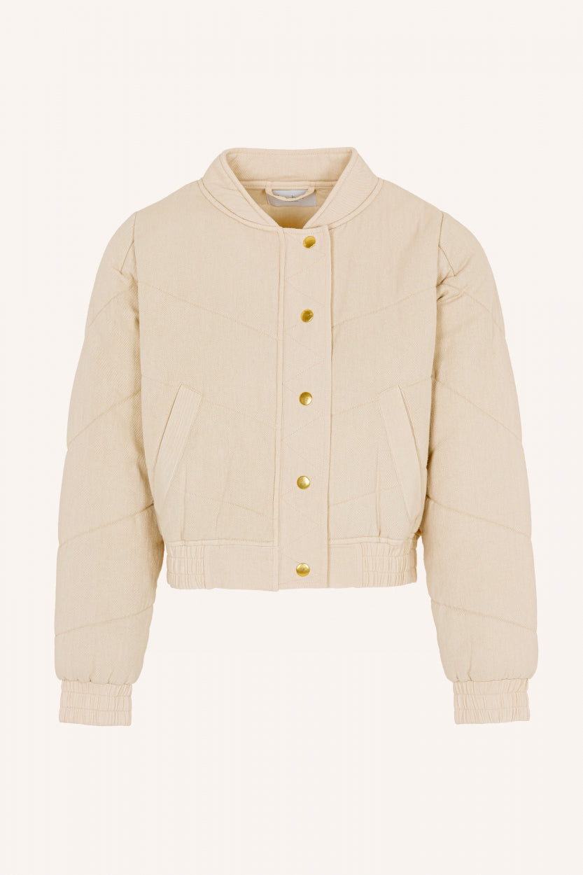 Elisa | Leah jacket in grained twill