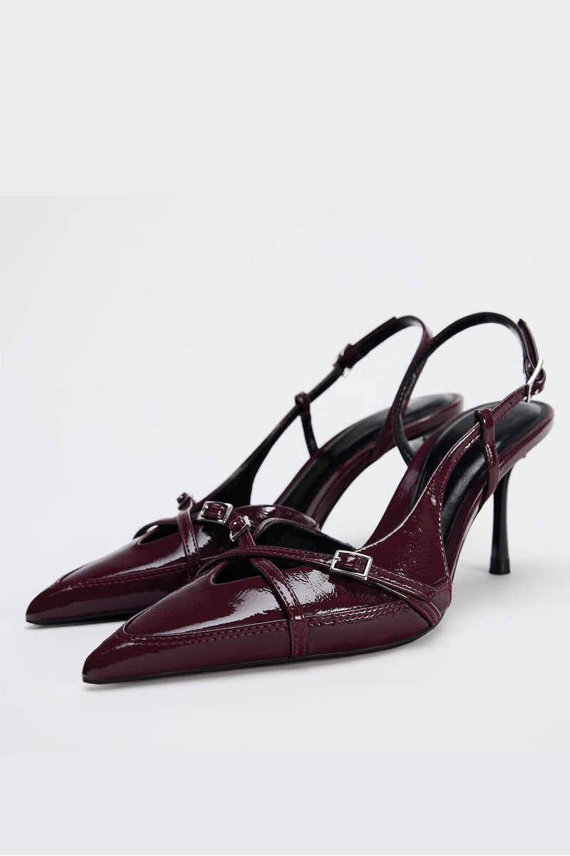Marketa® | British Style Side-Wearing High Heels