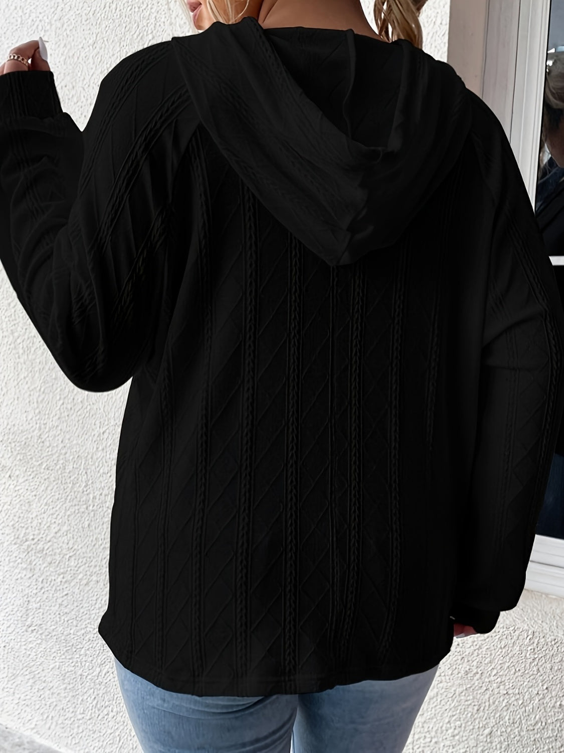 Miriam | Full size long sleeve drawstring hoodie