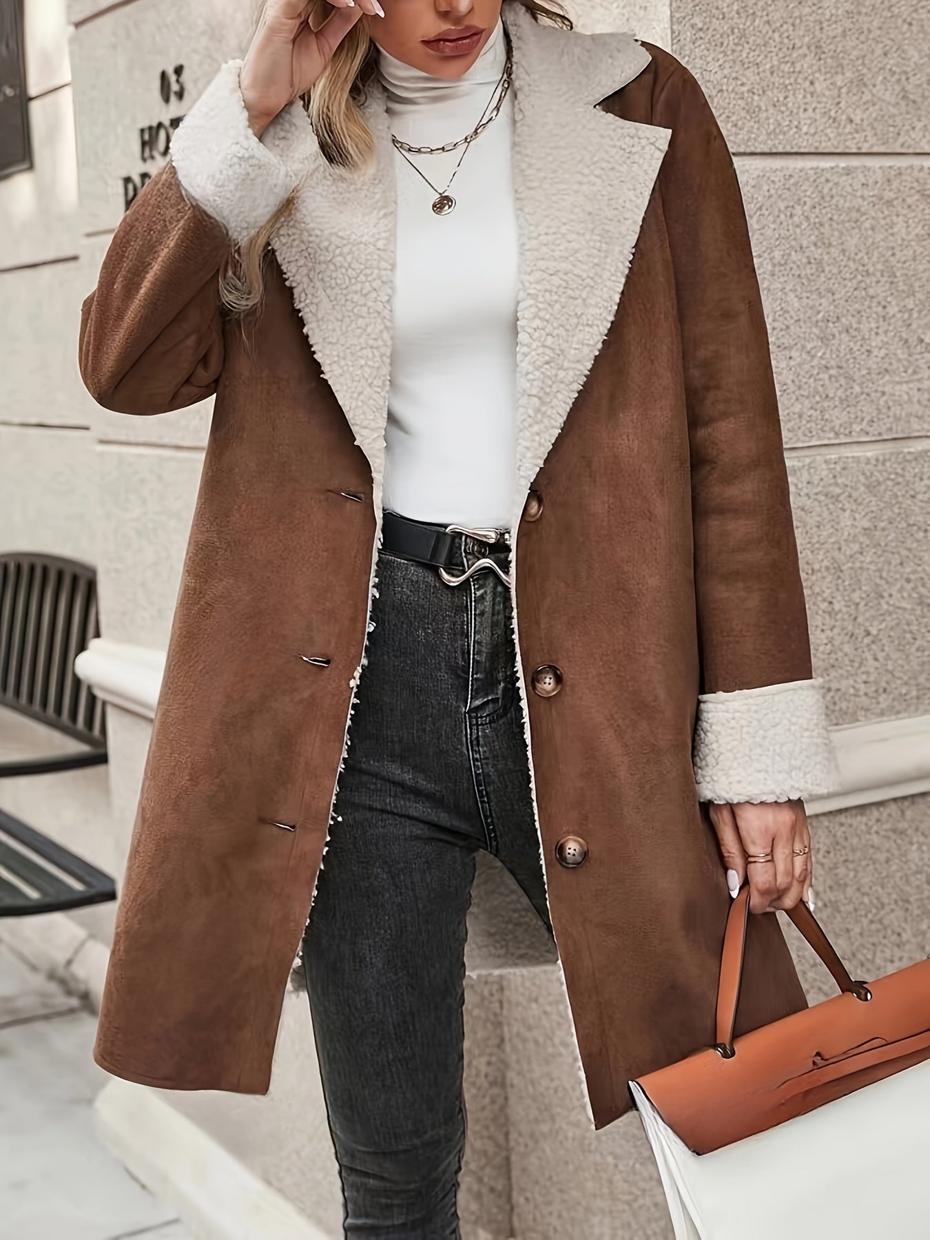 Doris | Insulated jacket with Sherpa lining