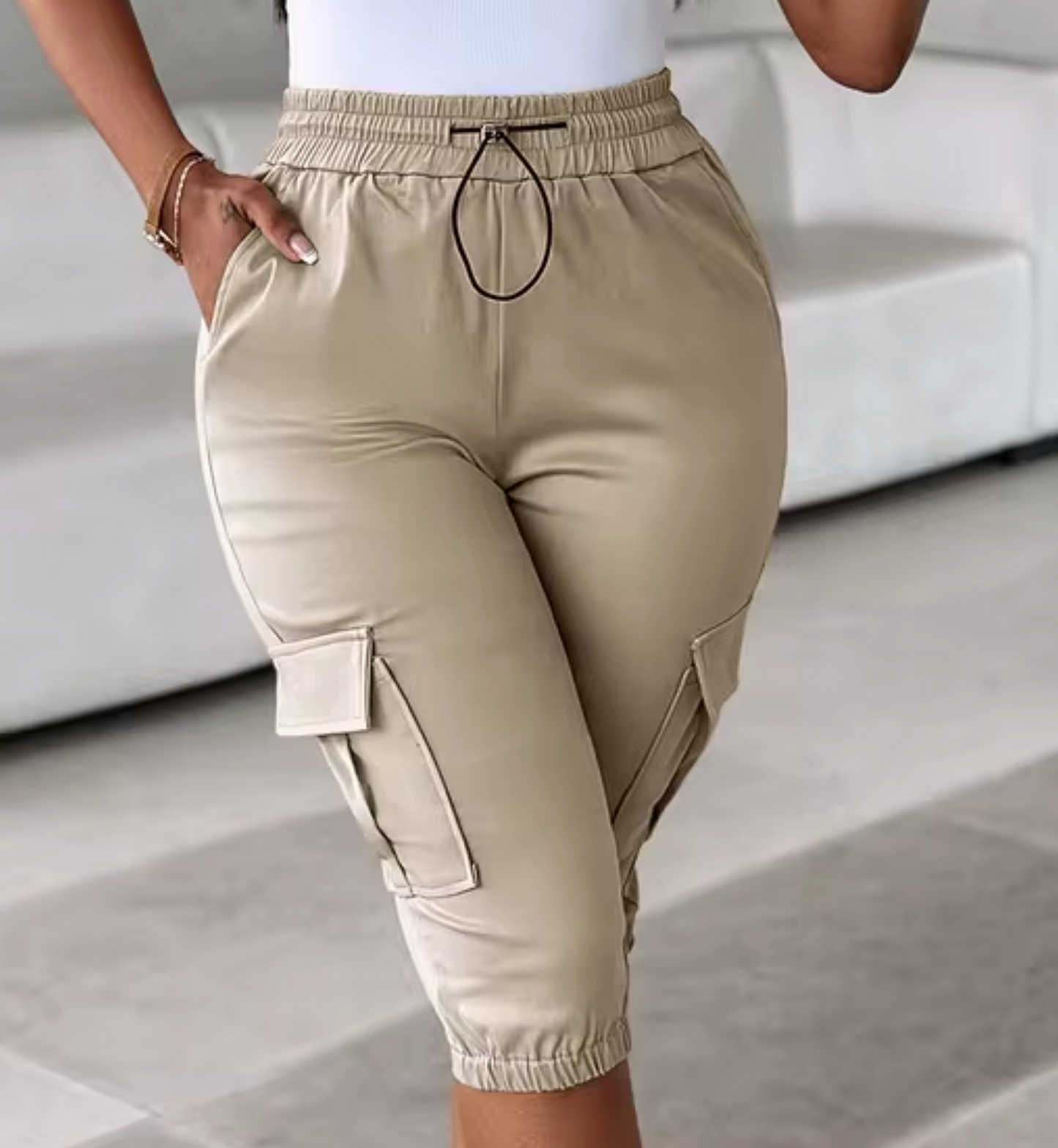 Bertila® | Knee-Length Cargo Pants