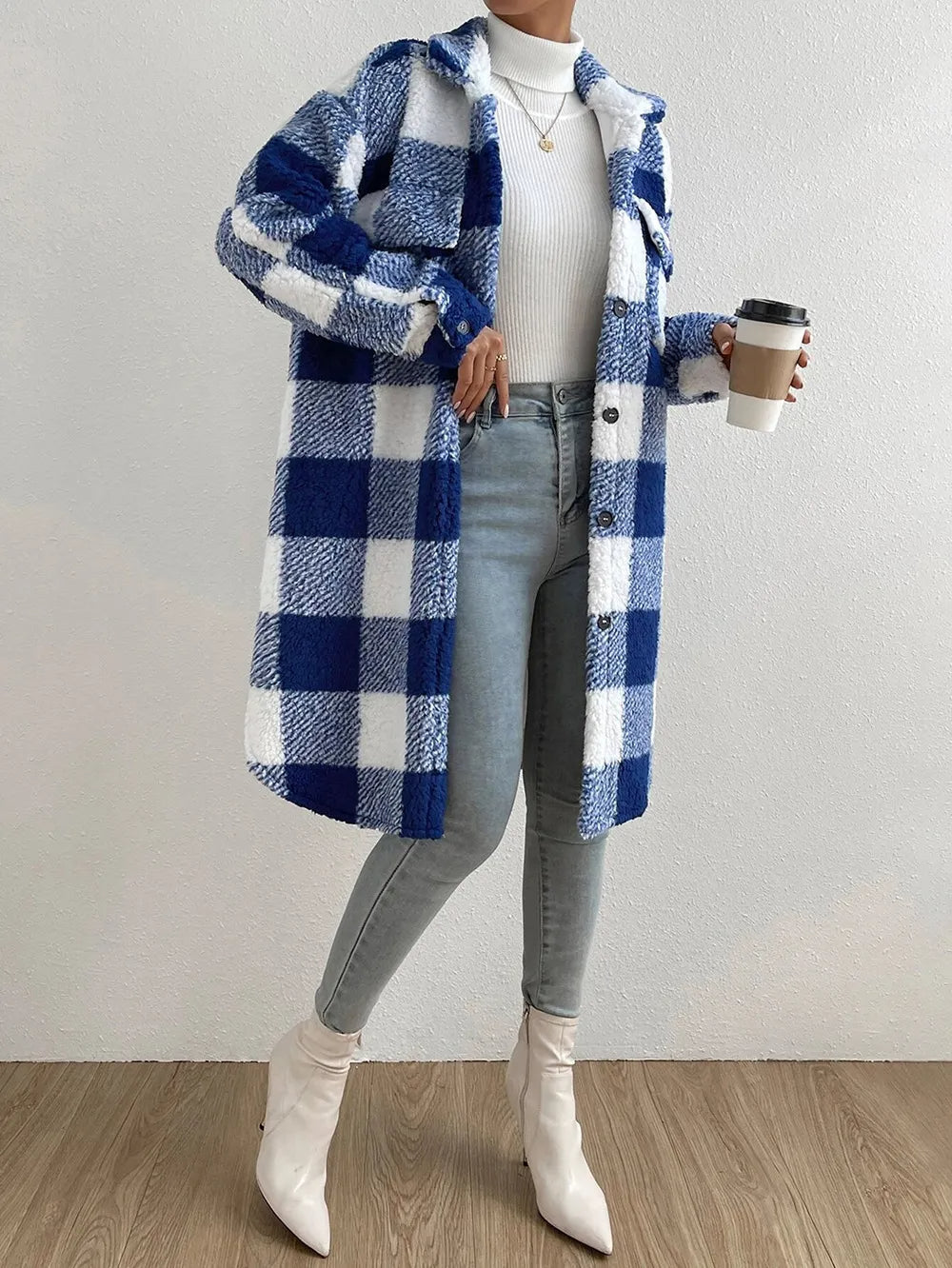 Maureen | Women's Oversized Button-Down Coat