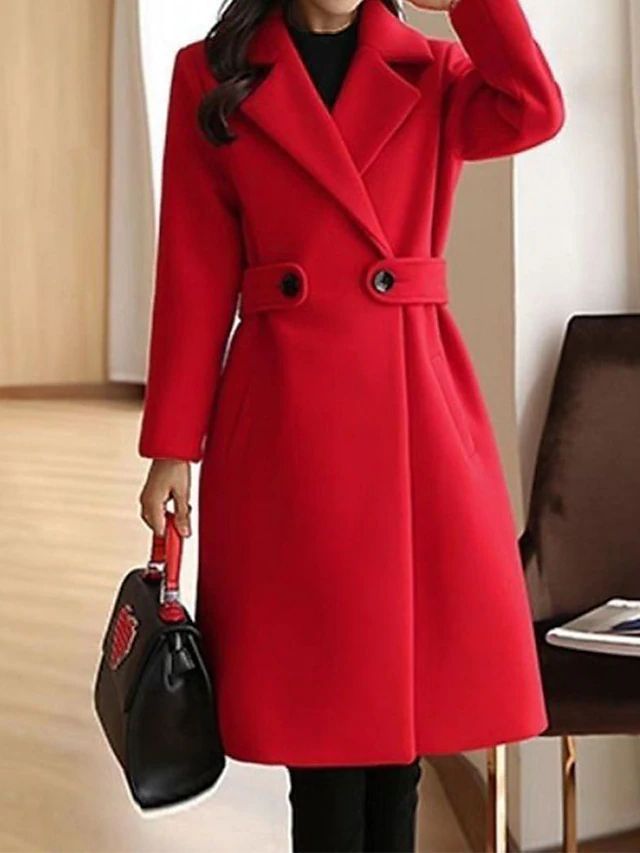 Felicia | Women's Belted Midi Coat