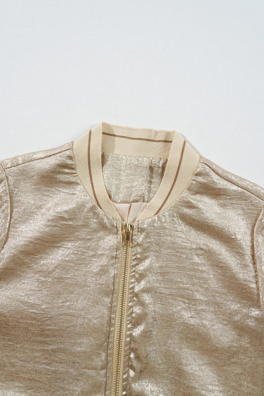 Claudia | Long sleeve jacket with baseball collar and zip