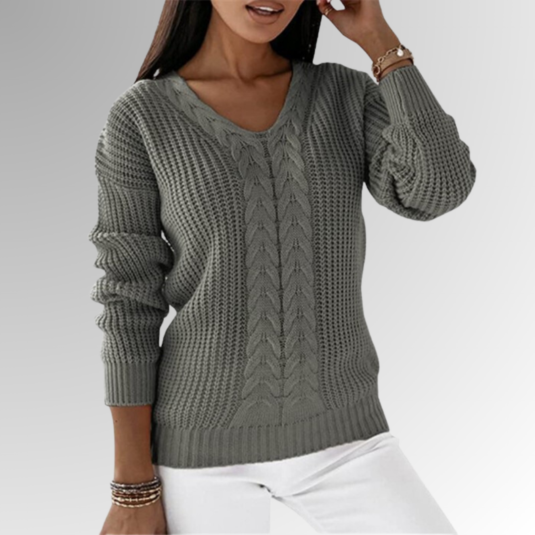 Leticia® | Pull the maille twice with the motif of the cables