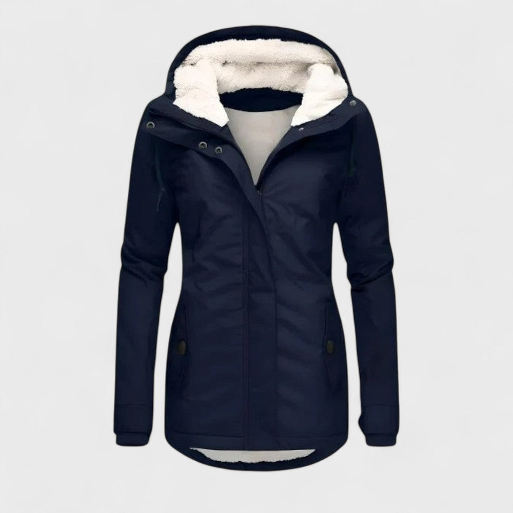 AlpiTech - Women's Warm and Waterproof Hooded Jacket