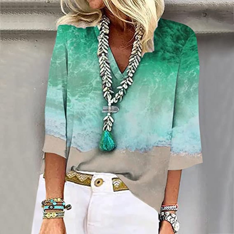 Nikki® | Elegant Multicolored Women'S Blouse