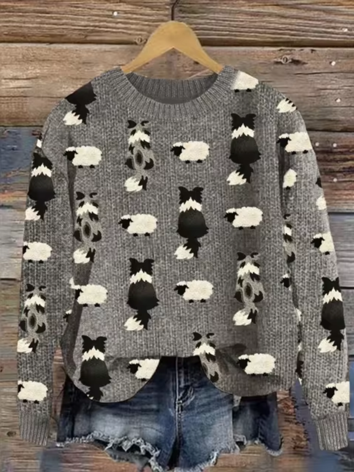 Maria José | Printed knit sweater
