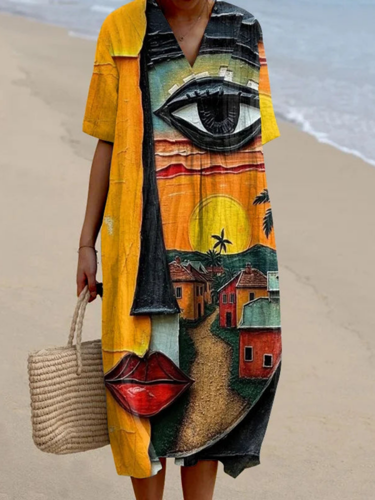 Rosa® | Casual cotton women's summer dress