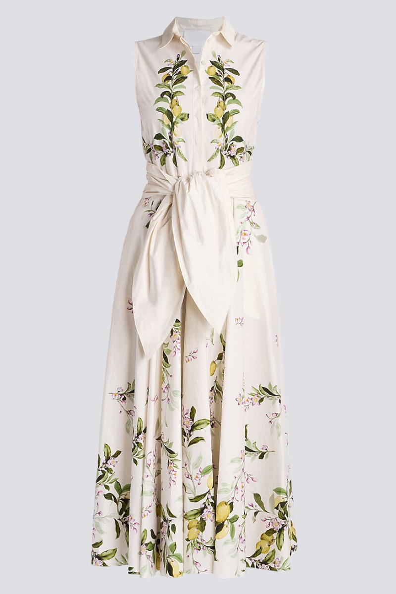 Pilar® | Sleeveless Maxi Dress With Floral Bow