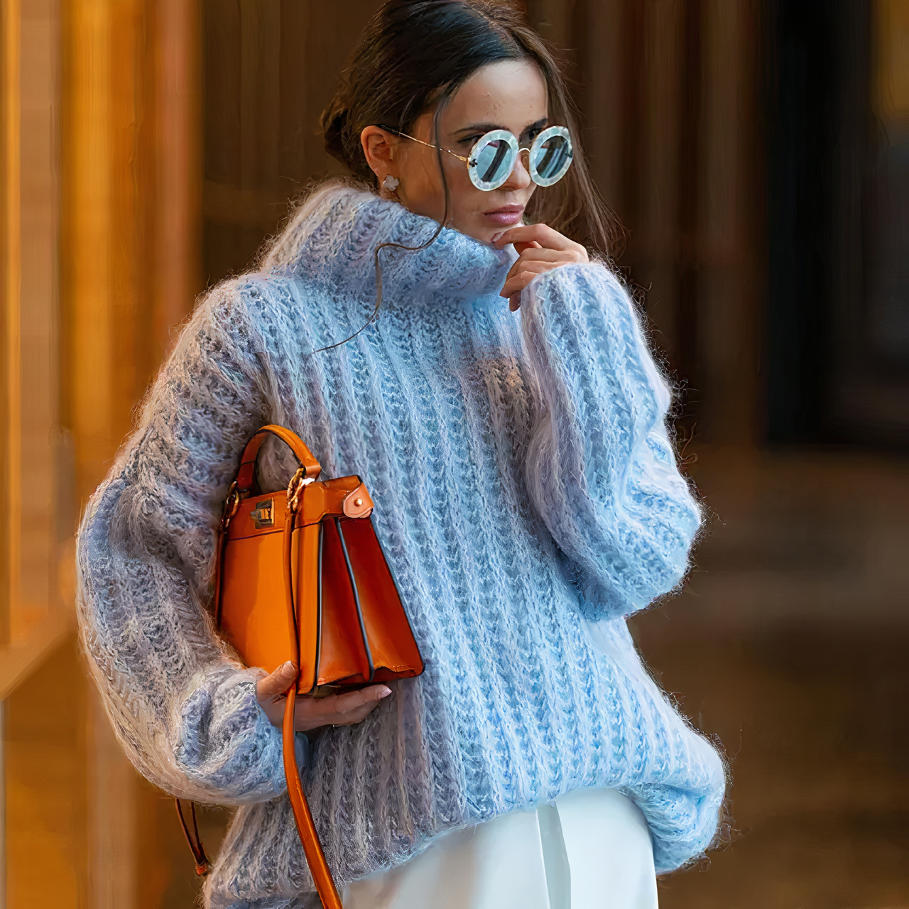 Cornelia | Fluffy knitted sweater