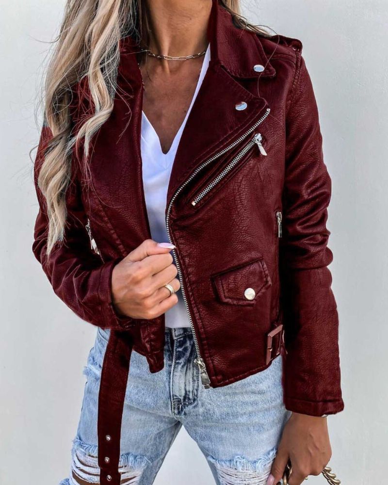 Carolina | Summery leather jacket