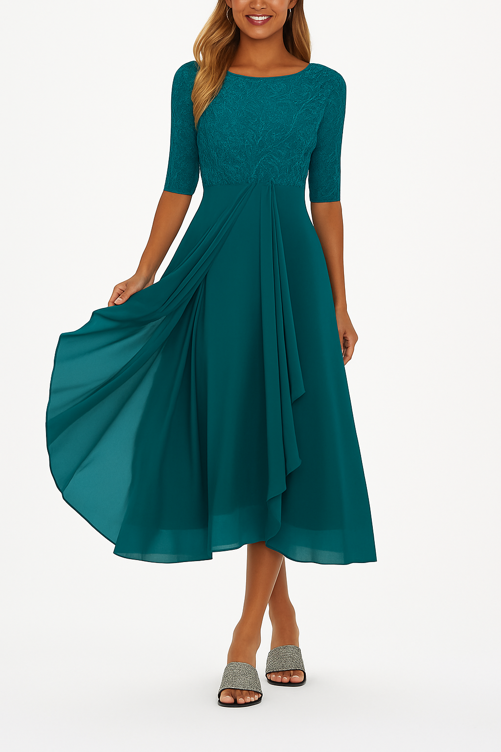 Lily | Women’s Summer A Line Midi Dress