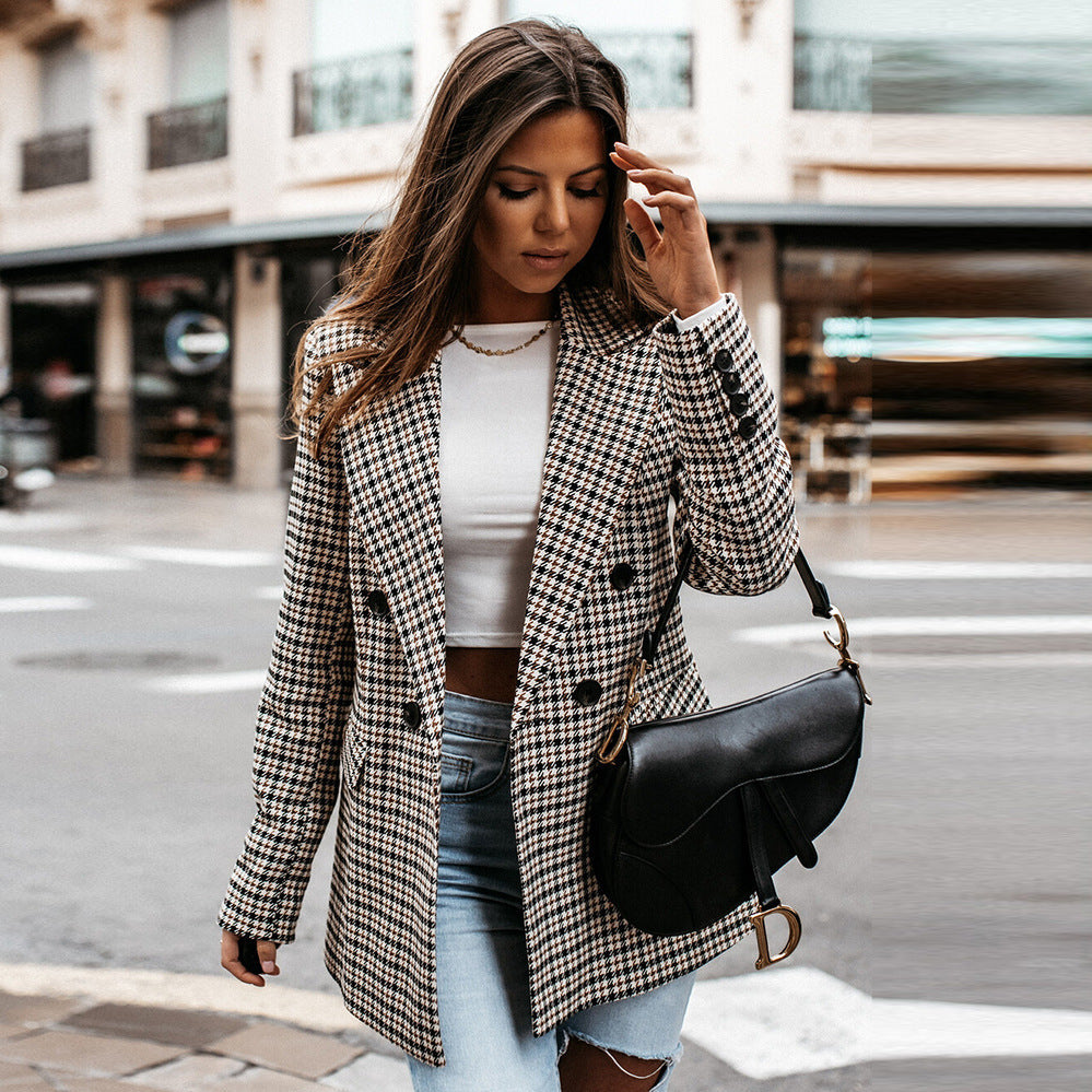 Matilda | Checked blazer for women