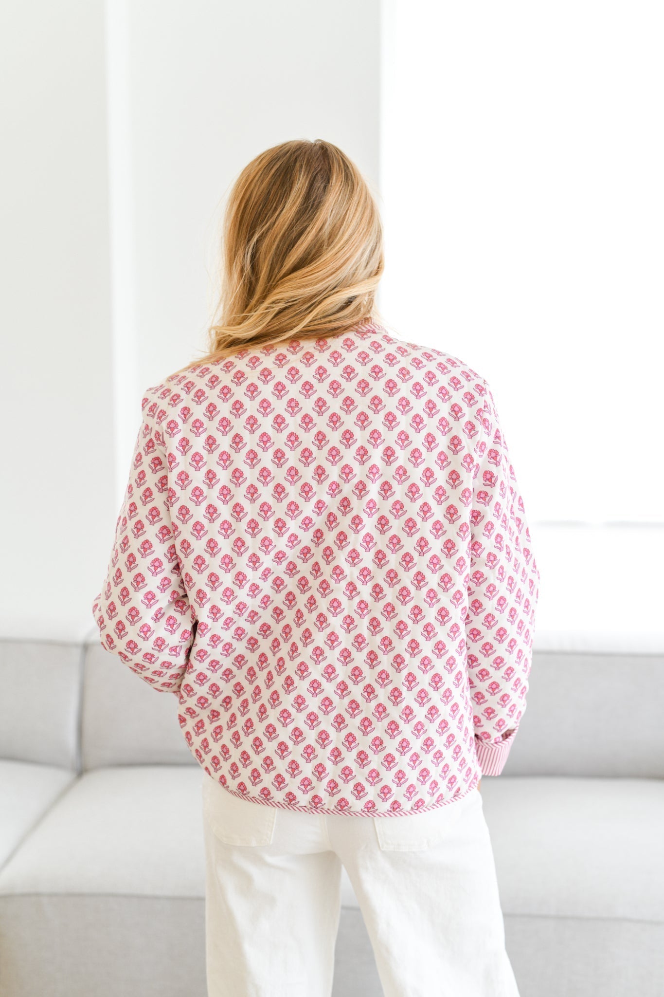 Krystel® | Printed Quilted Jacket