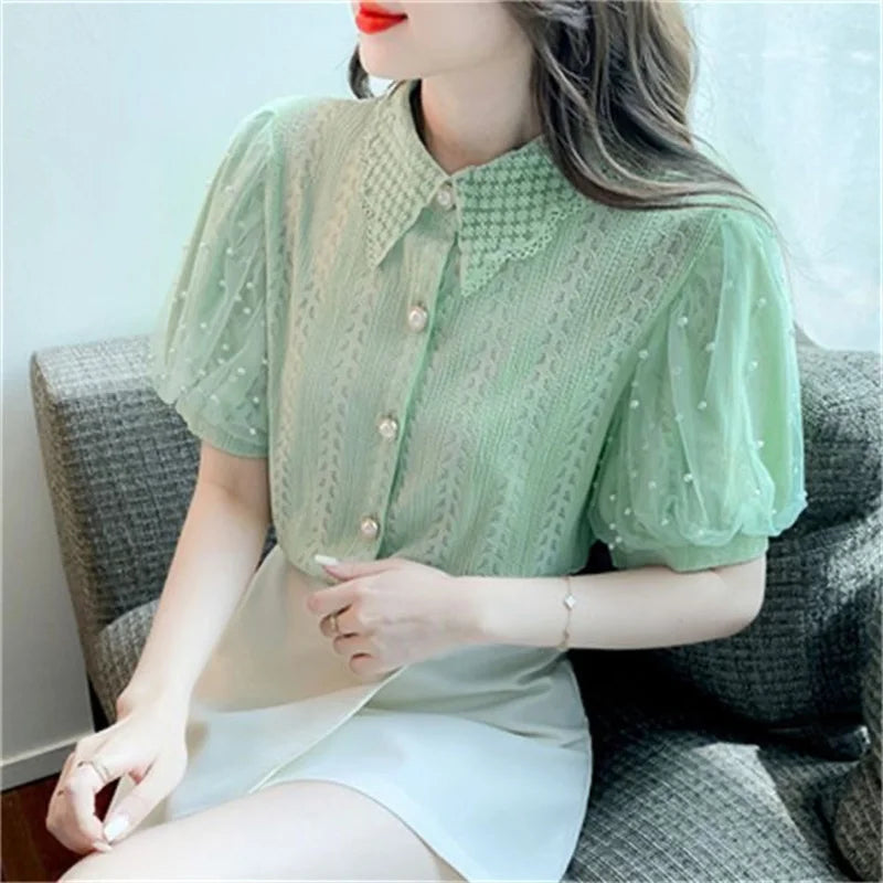 Kendra® | Blouse With Puff Sleeves