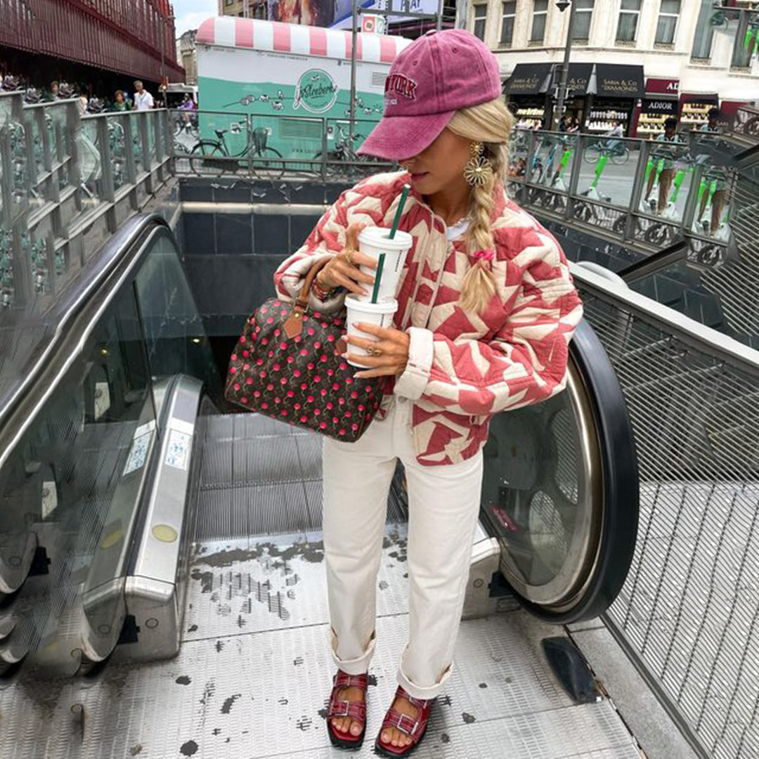 Olga | Floral printed blazer for women