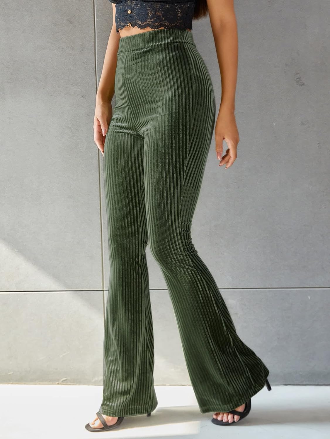 Natalie® | Wide-Legged Corduroy Pants