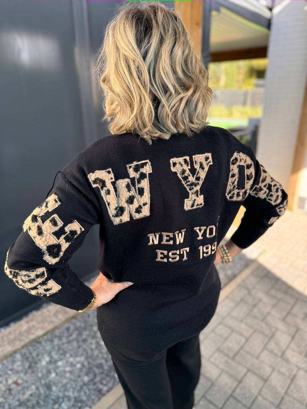 Giovanna | Sweater NEW YORK black