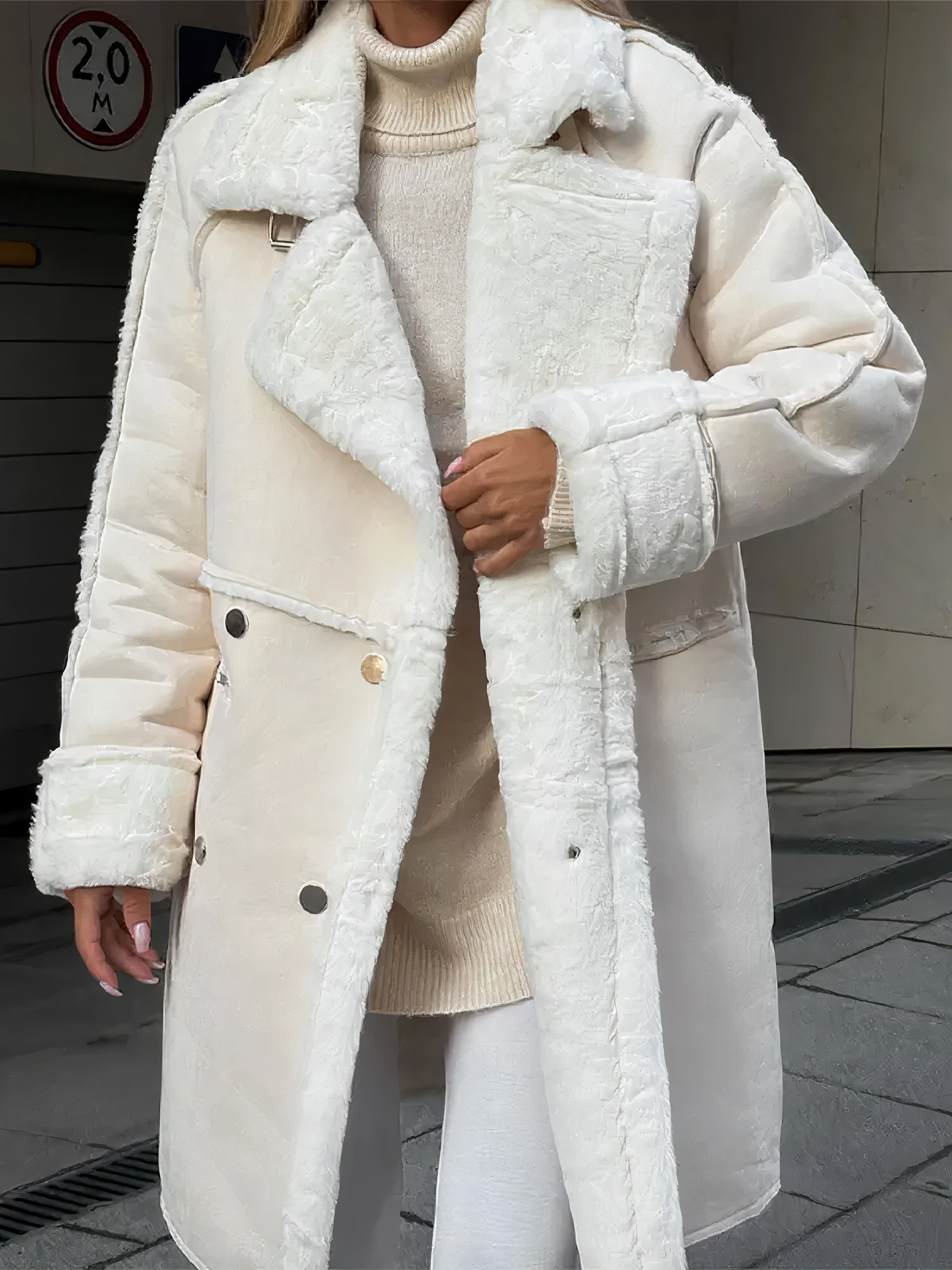 Trudy | Windproof teddy coat