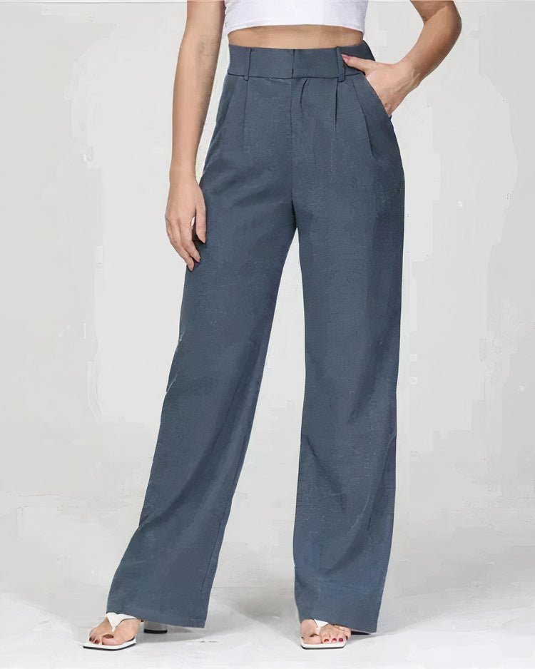 Isa | Wide leg trousers