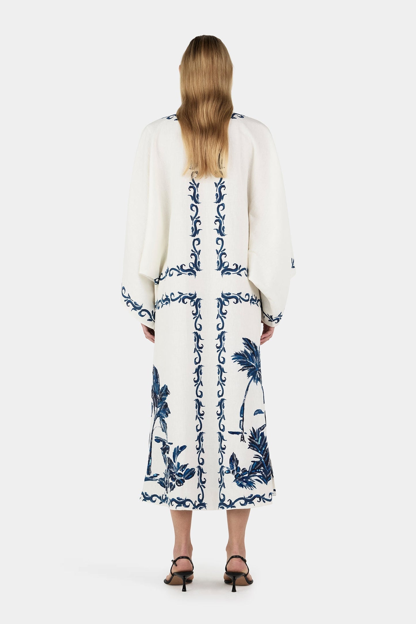 Liliana® | Blue Hawaiian Maxi Dress