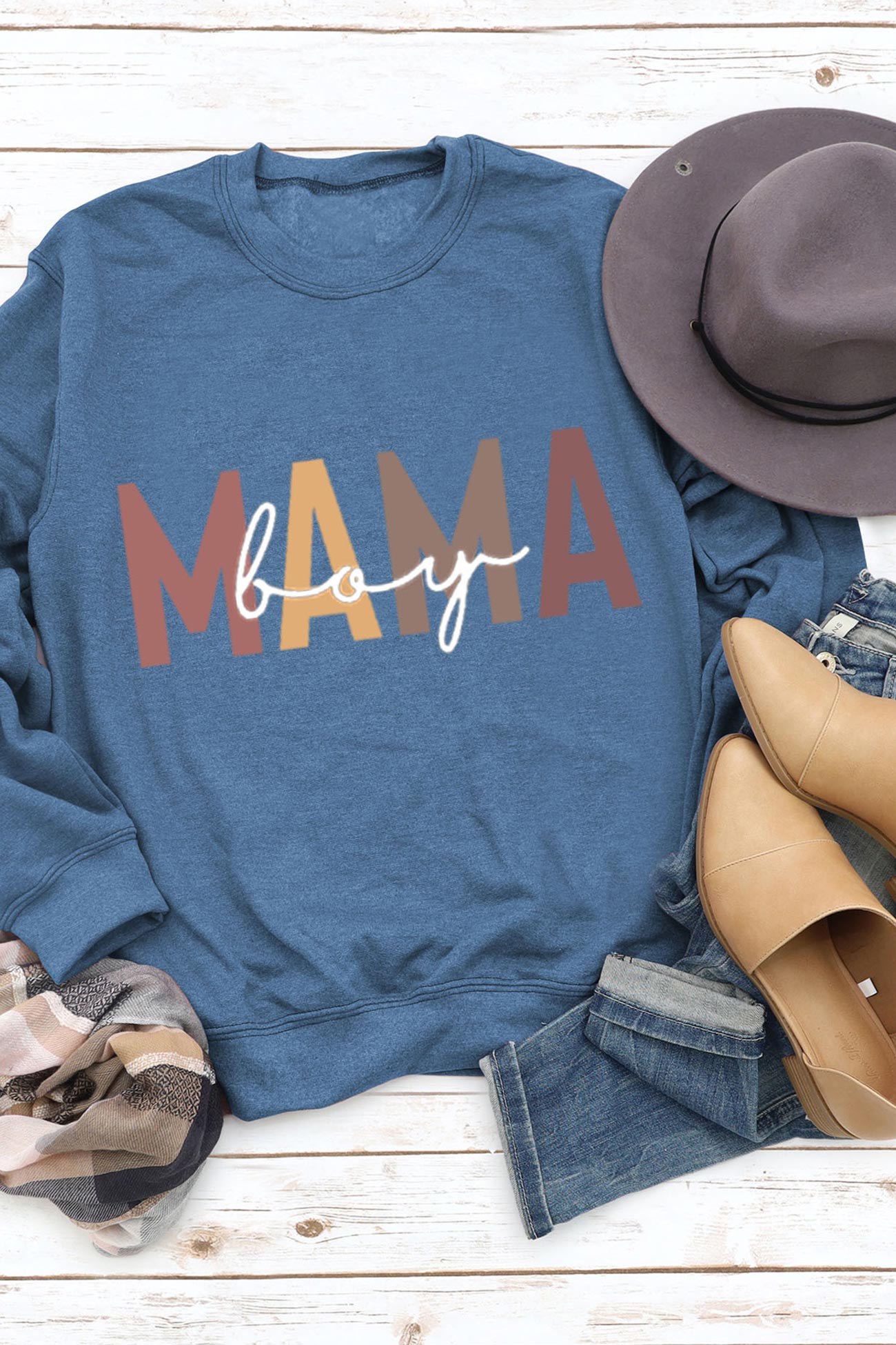 Carla | Sweatshirt with “Mama” print for boys