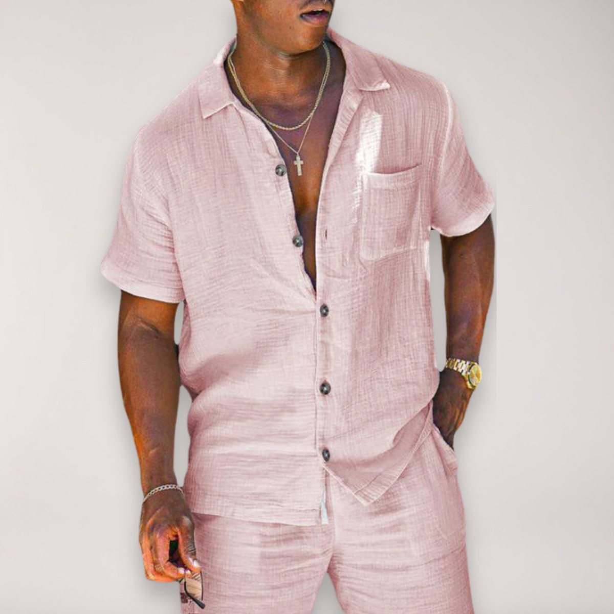 Gene | Men’s Two Piece Summer Relaxed Set