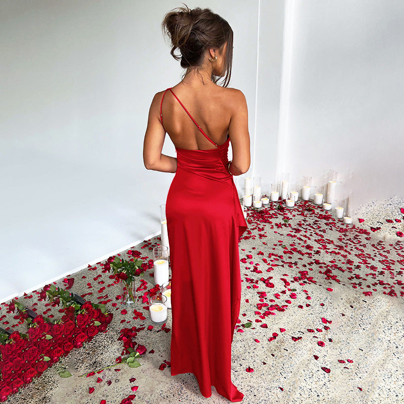 Ariana® | Elegant Satin-Maxi Dress