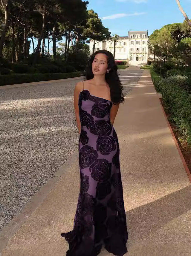 Milagros® | Women'S Evening Dress With Floral Appliqu��s