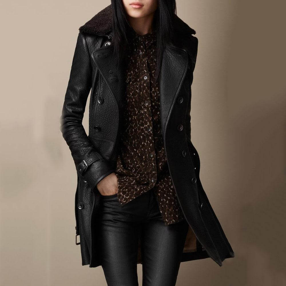 Karla | Leather coat