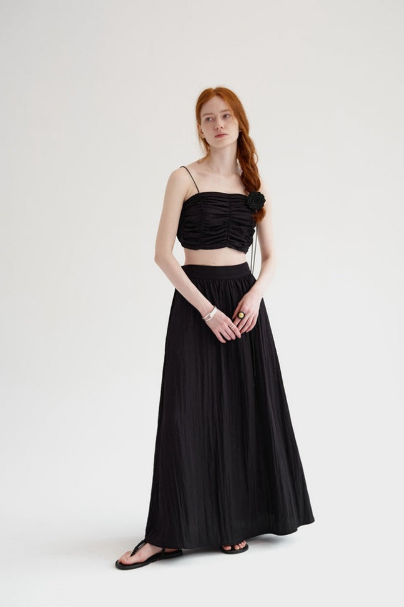 Georgina® | Sleeveless Bandeau Top With Pleats