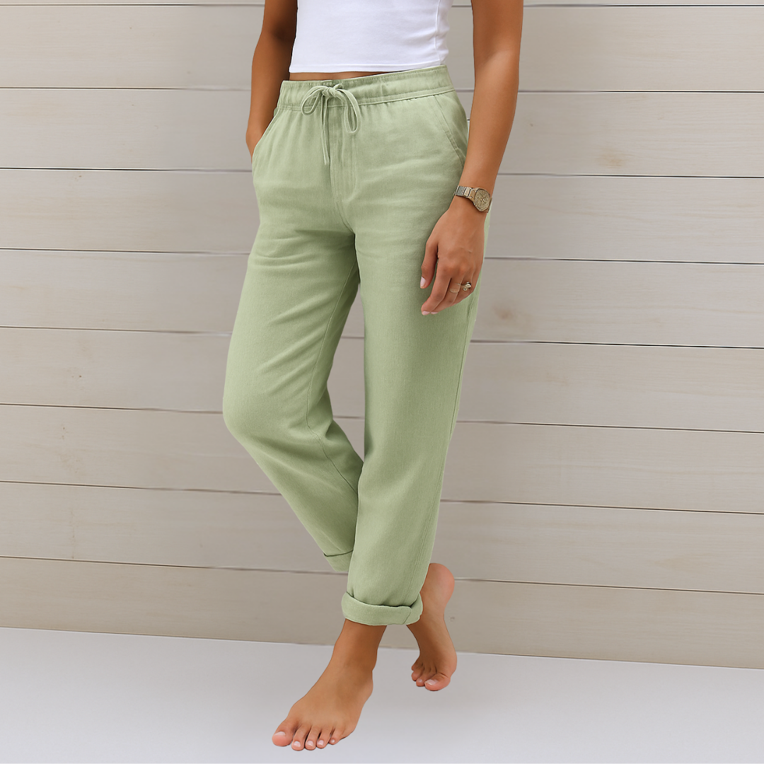 Luisa® | Breathable linen women's trousers