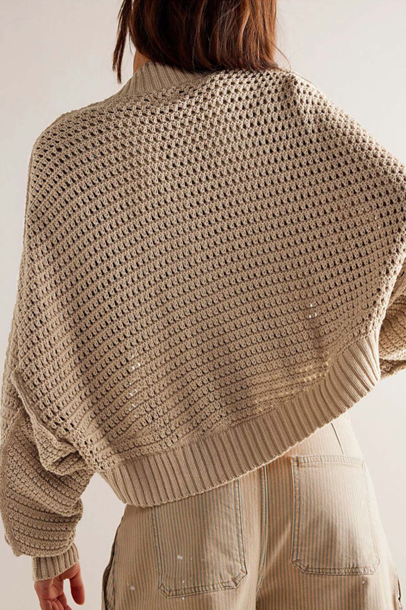 Lotte | Open front cardigan with batwing sleeves