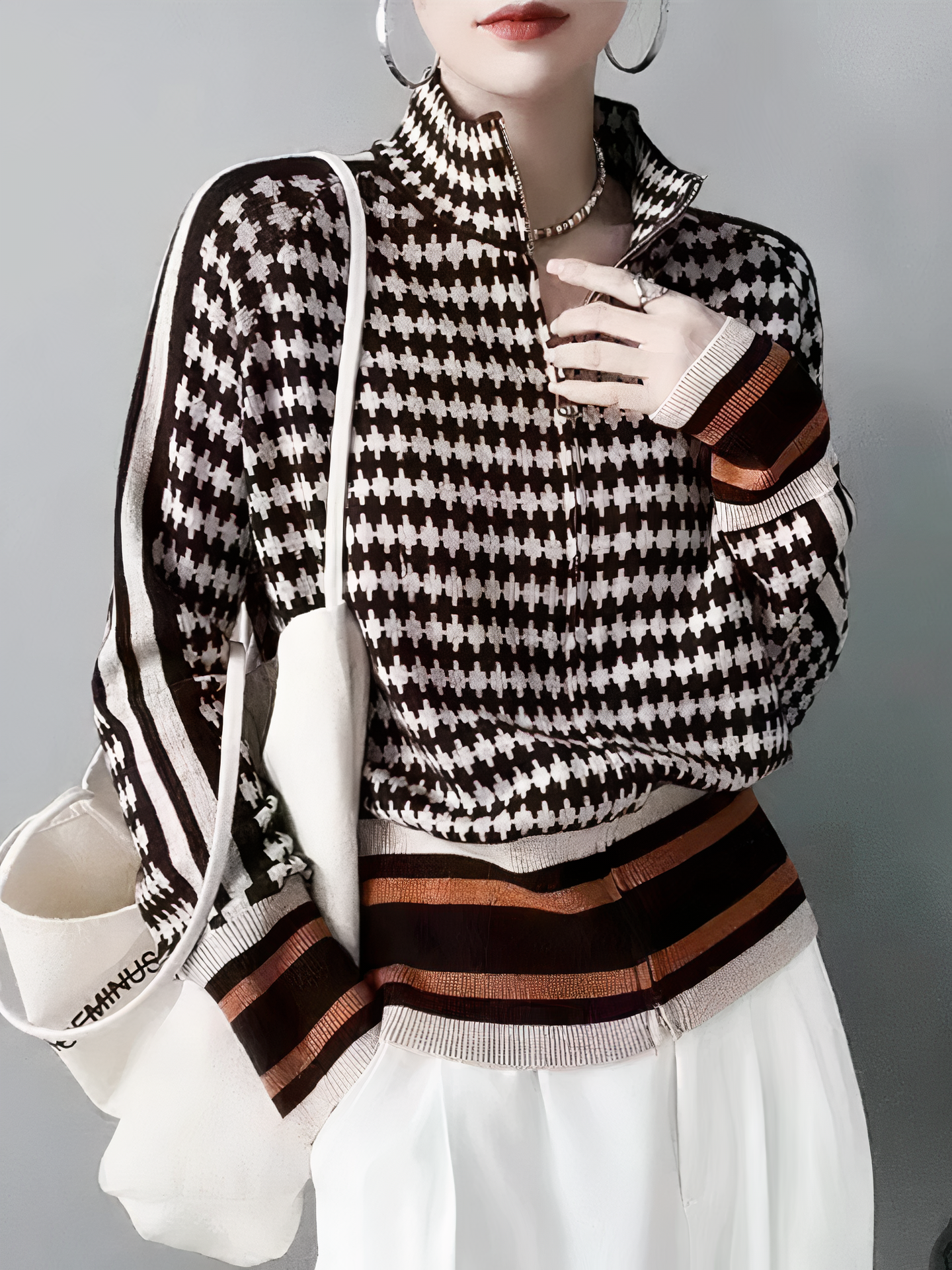 Franziska | Checked cardigan