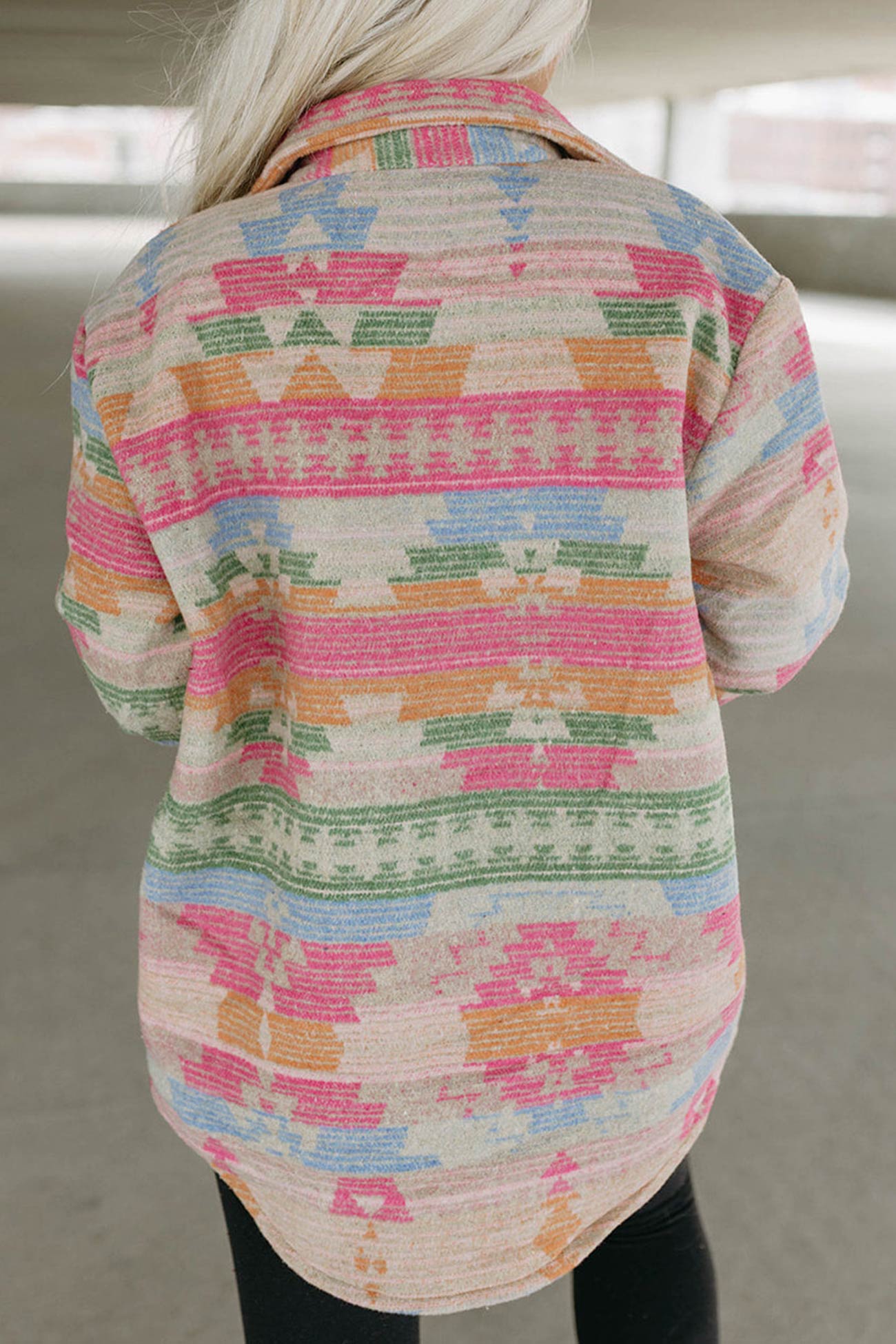 Marlene | Western print single-breasted jacket