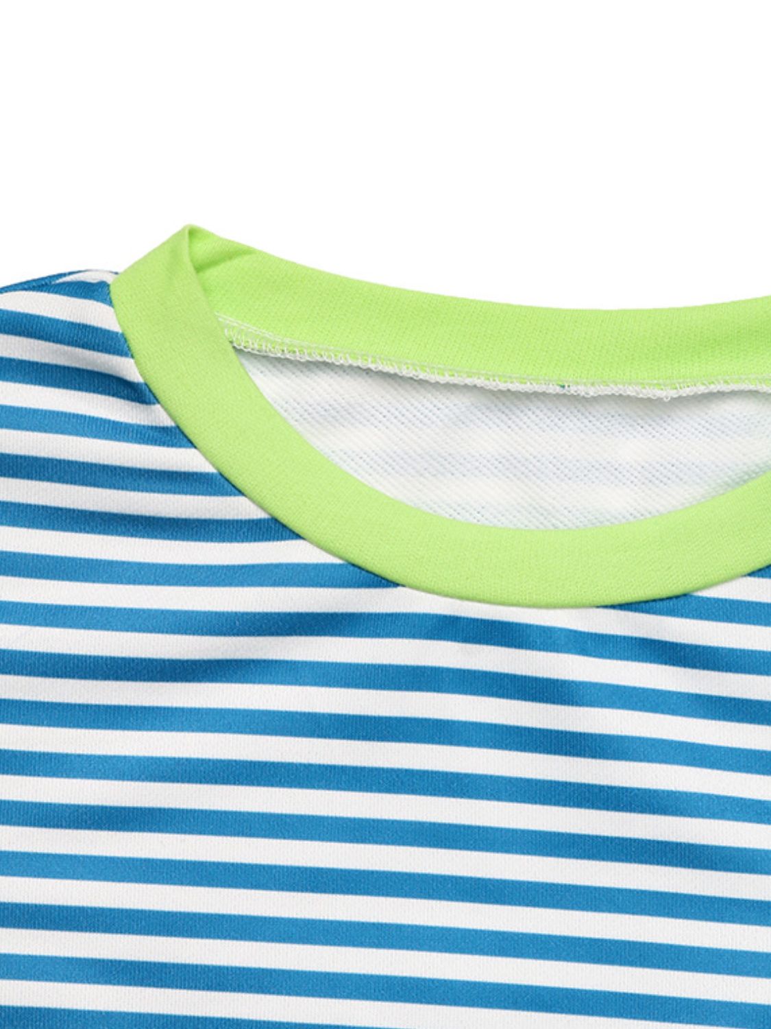 Margrit | Perfee striped long sleeve crew neck sweatshirt