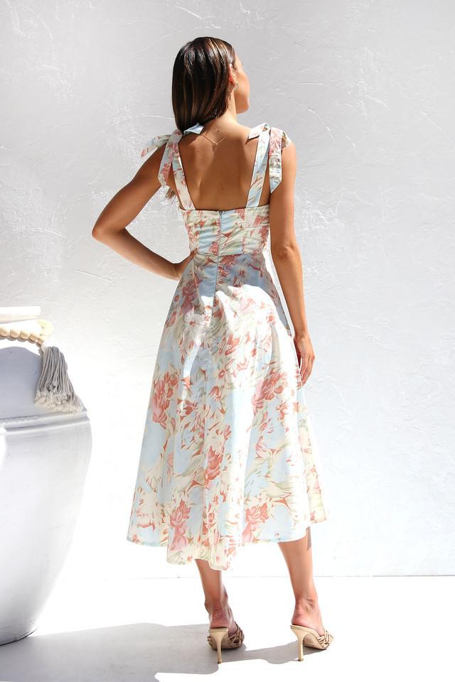 Salomé® | Printed Midi Dress With Straps