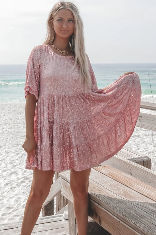 Xochitl® | Loose Sequin Dress