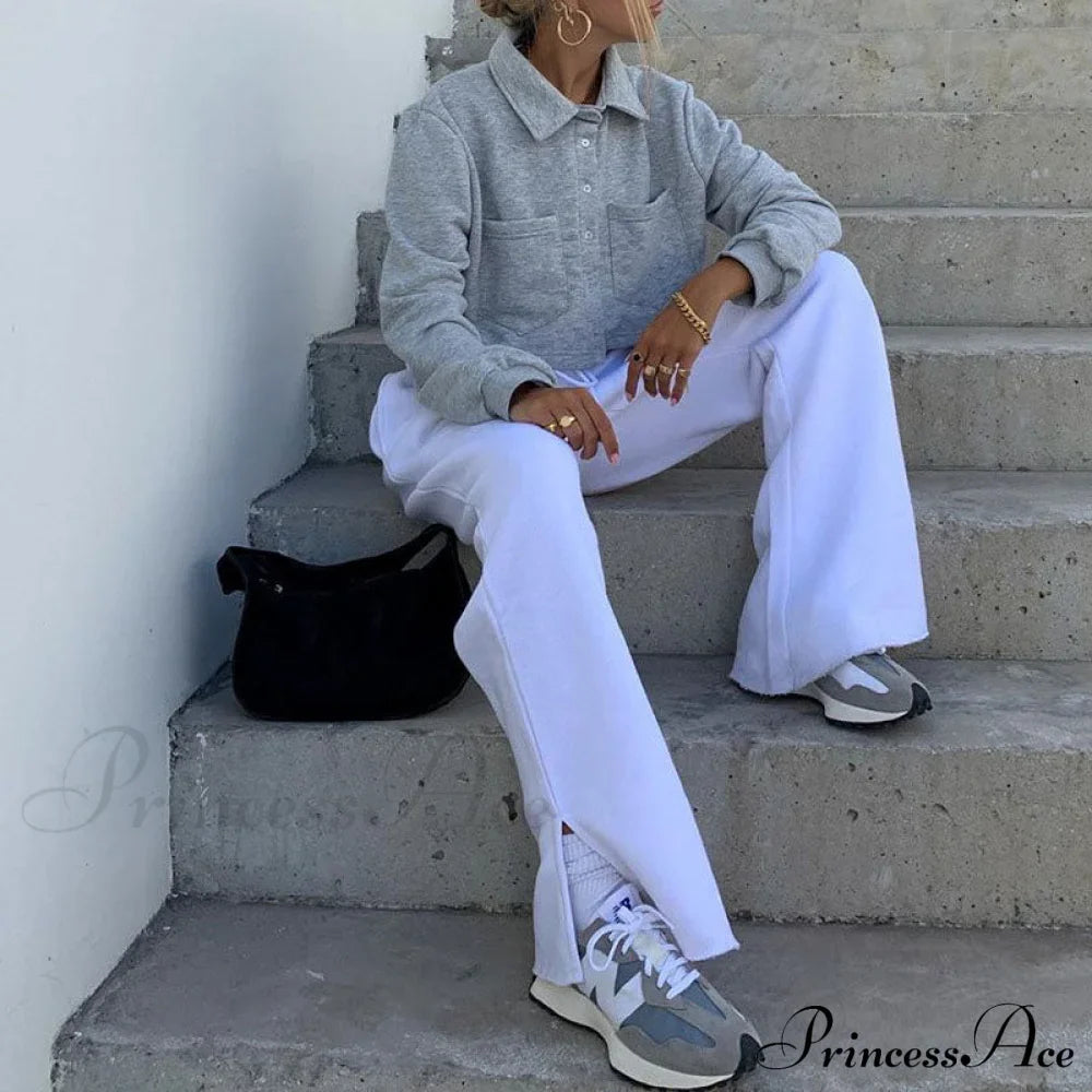Casual Hem Graceful Chiffon Tops
