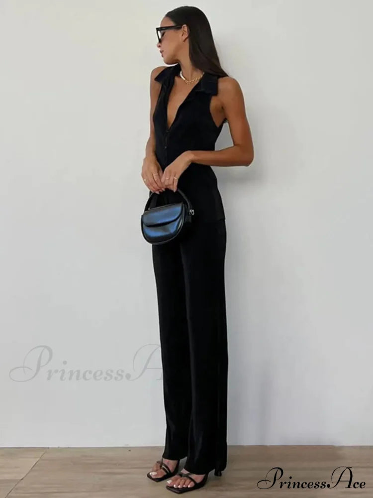 City Wanderer Rib Trendy Two Piece Pants Set
