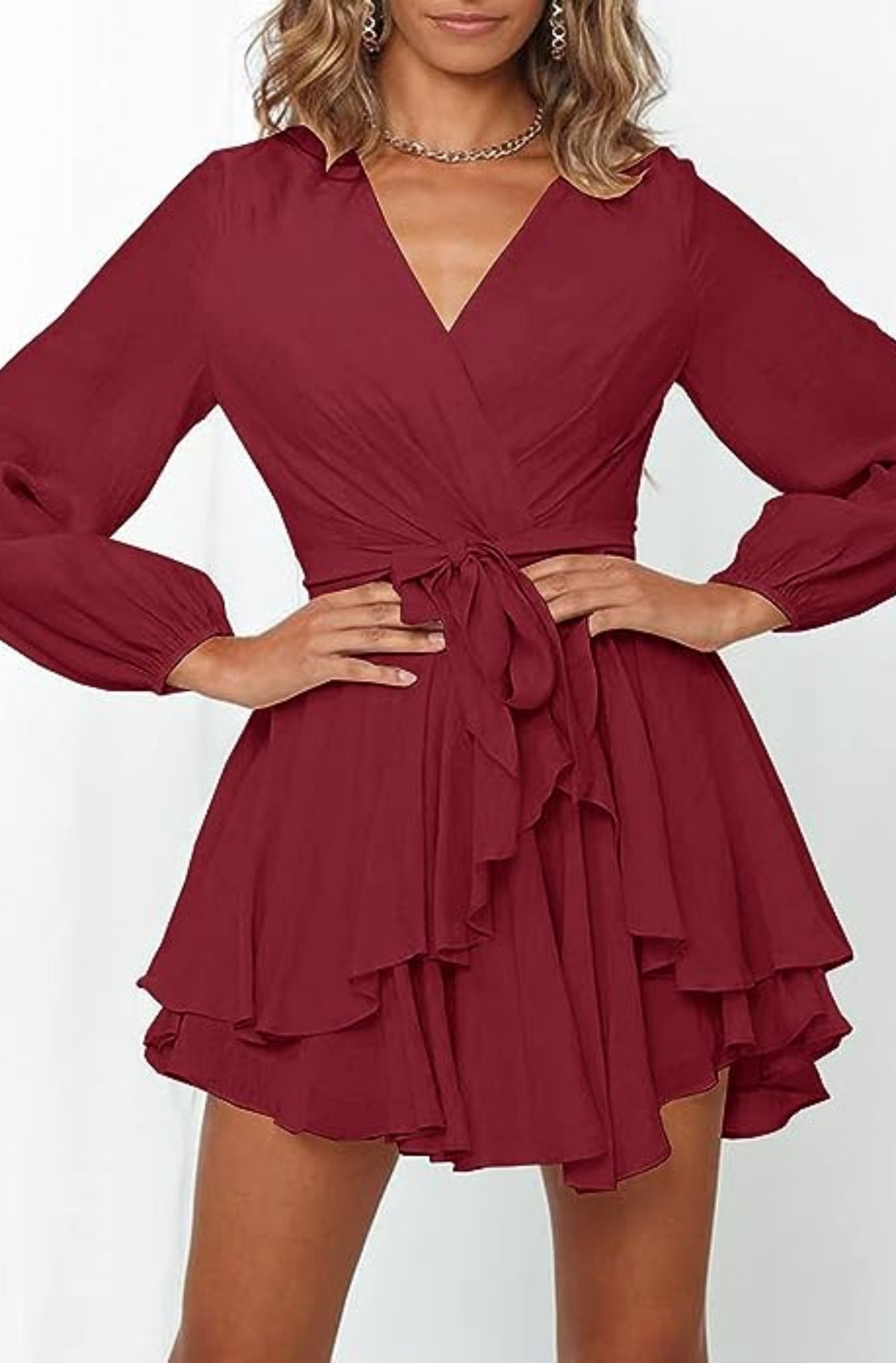 Natalia® | Summer Wrap Mini Dress