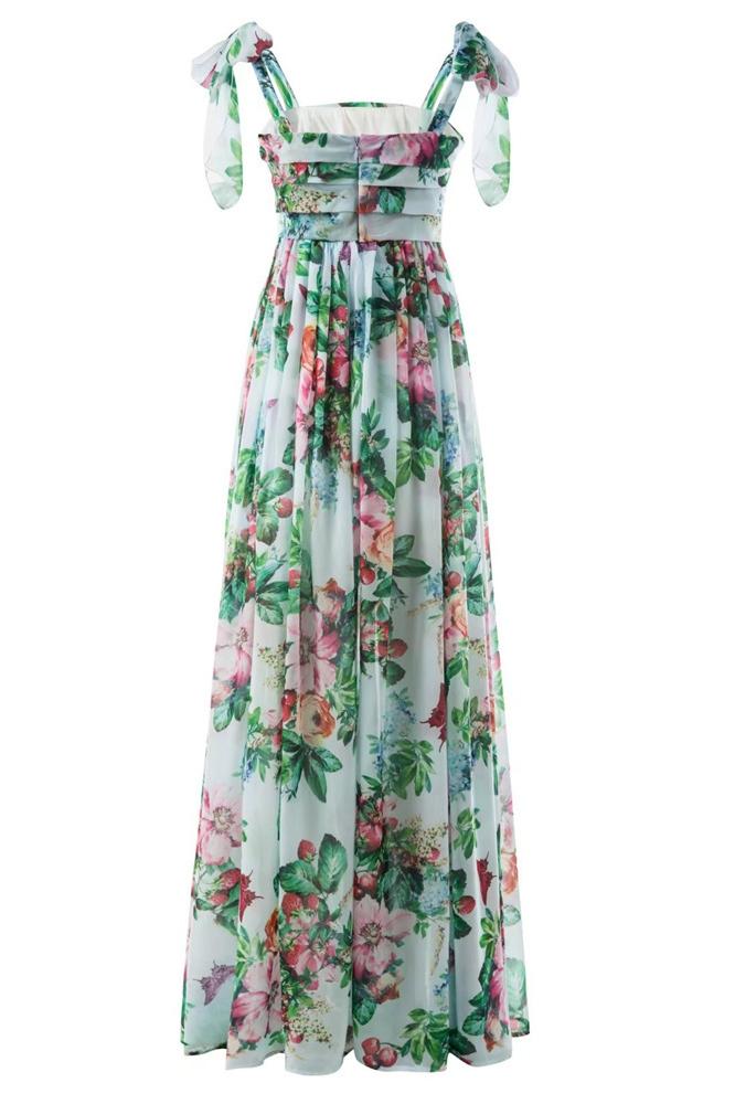Sol® | Dinah Printed Maxi Dress With Straps