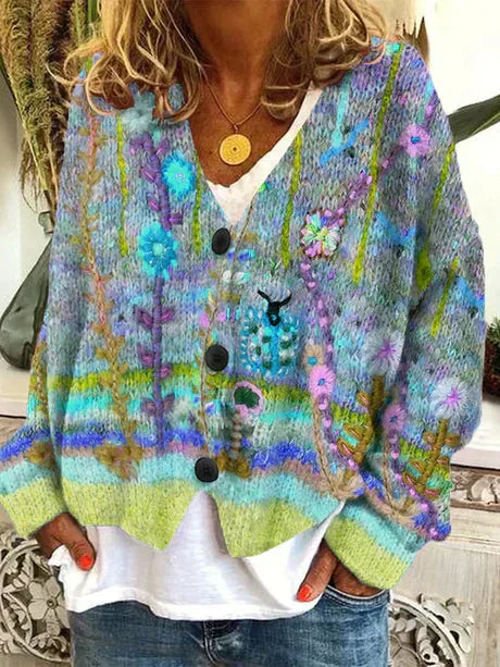 Liliana® | Cardigan retro for women