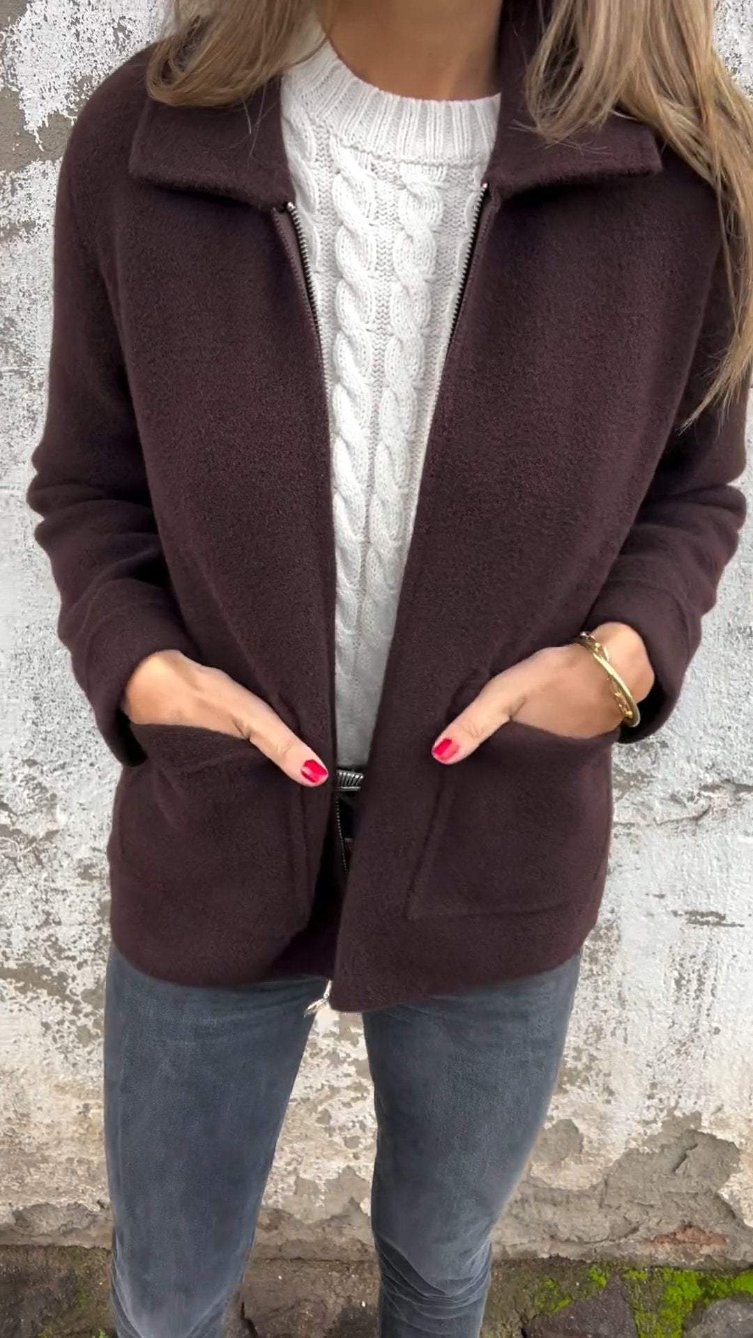 Johana | Cozy zip-up jacket
